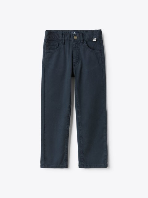 Синие джинсы IL GUFO из габардина: фото - Invogue