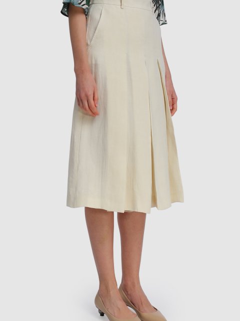 Молочні брюки-спідниця WEEKEND MAX MARA: фото 3 - Invogue