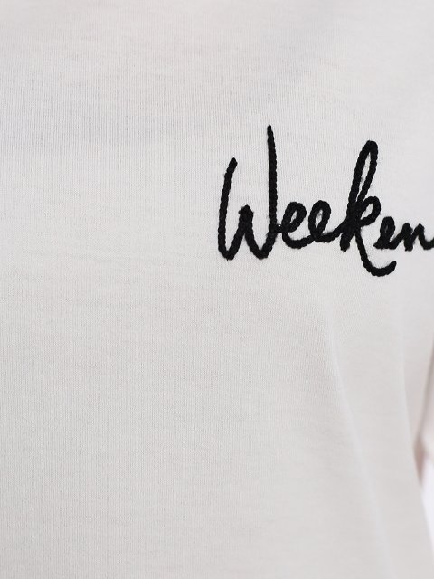 Біла футболка WEEKEND MAX MARA : фото 4 - Invogue