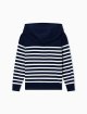 Светр у смужку EMPORIO ARMANI KIDS з вовни та акрилу: фото 2 - Invogue