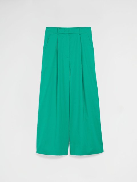 Зелёные брюки WEEKEND MAX MARA: фото - Invogue