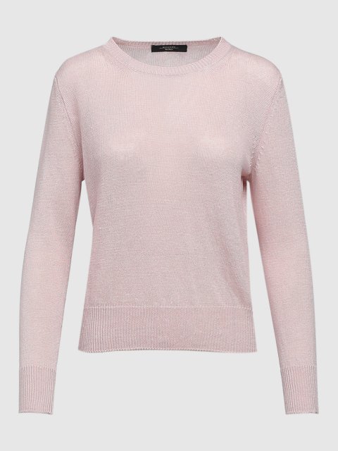 Розовый свитер WEEKEND MAX MARA: фото - Invogue