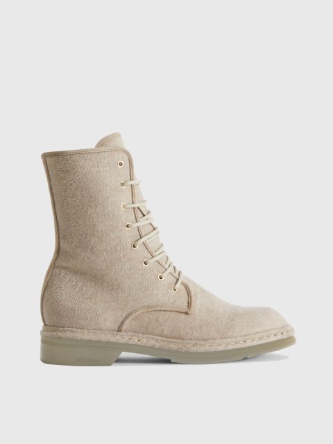 Бежевые ботинки MAX MARA: фото - Invogue