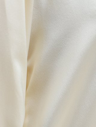 Молочная блуза MAX MARA: фото 6 - Invogue
