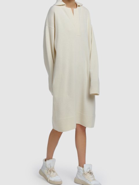 Бежевое платье JOSEPH: фото 2 - Invogue