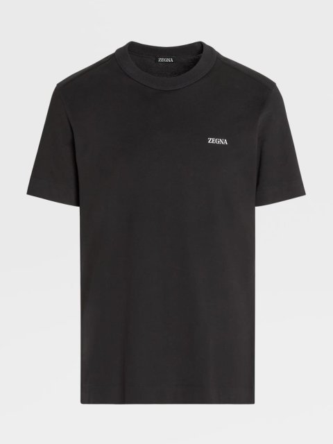 Чорна футболка ZEGNA : фото - Invogue