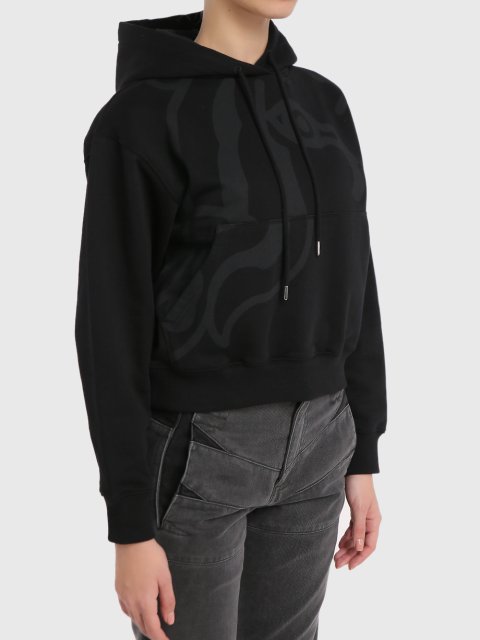 Чёрный свитшот KENZO: фото 2 - Invogue