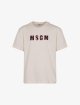 Кремова футболка MSGM з бавовни: фото - Invogue