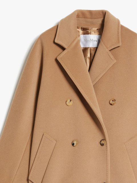 Темно-бежеве пальто MAX MARA з вовни та кашеміру: фото 3 - Invogue