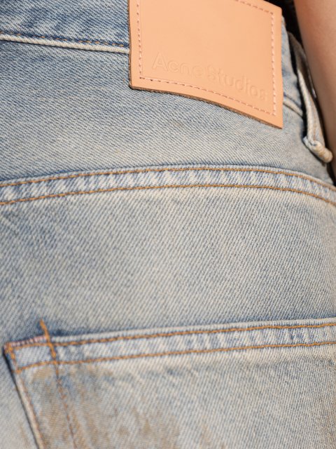 Блакитні джинси Acne Studios широкі: фото 3 - Invogue