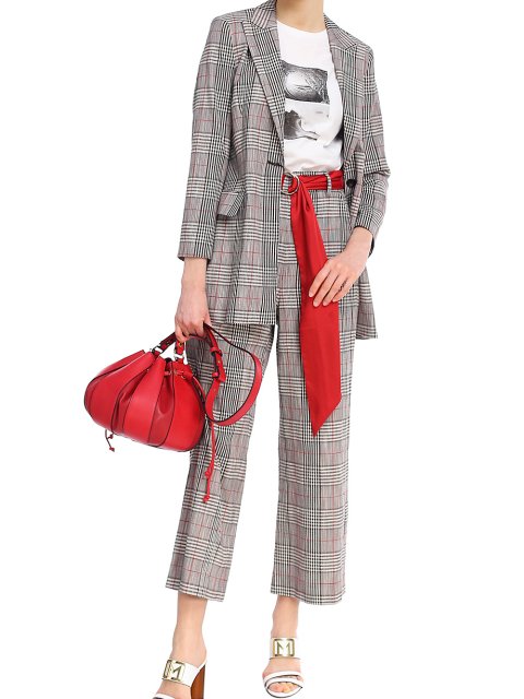 Красный ремень MARELLA: фото 1 - Invogue