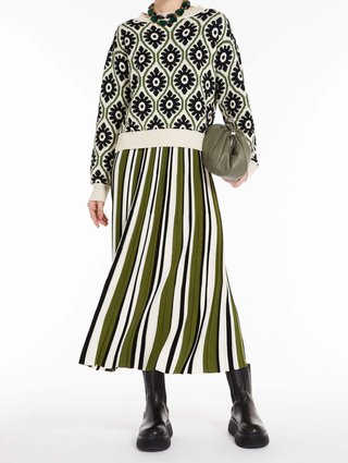 Зелёная юбка WEEKEND MAX MARA: фото 3 - Invogue