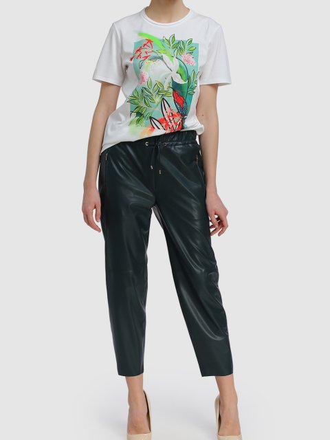 Молочная футболка MARC CAIN: фото 1 - Invogue