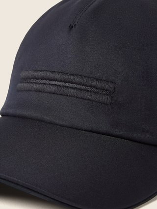 Тёмно-синяя кепка ZEGNA из полиэстера и хлопка: фото 3 - Invogue