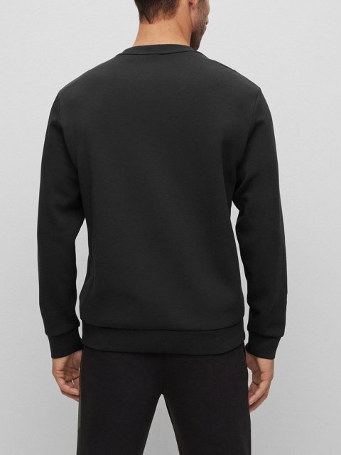 Чёрный свитшот BOSS: фото 3 - Invogue