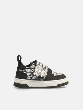 Кеды MOSCHINO из кожи: фото - Invogue