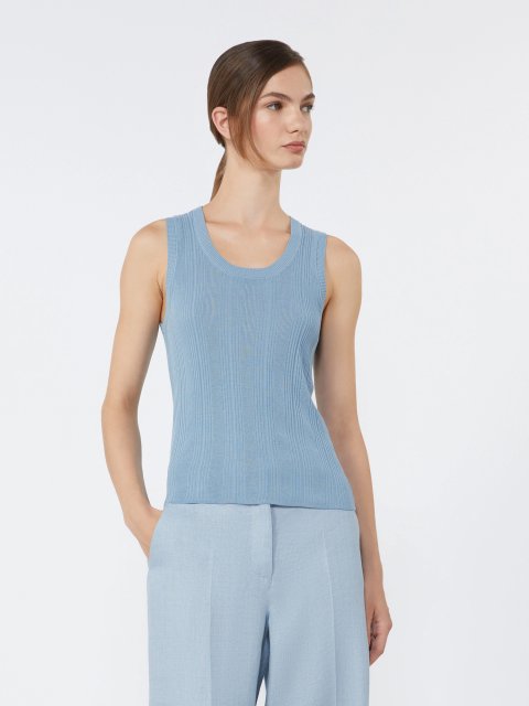 Блакитна майка Weekend Max Mara: фото 4 - Invogue