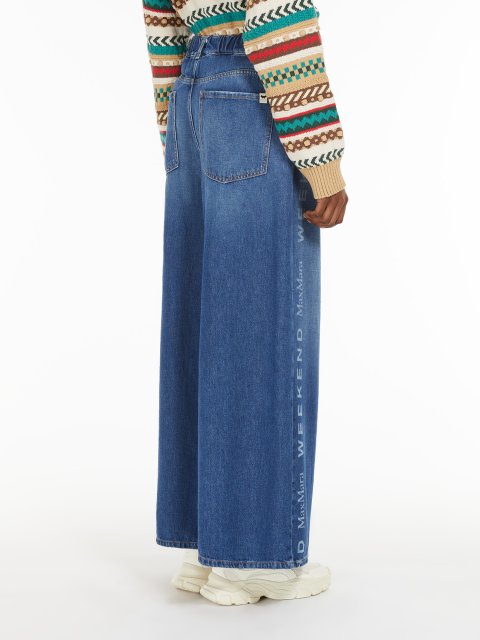 Сині джинси WEEKEND MAX MARA з логотипом: фото 3 - Invogue