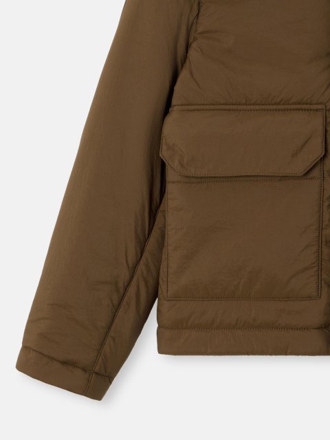 Зелена куртка STONE ISLAND KIDS : фото 3 - Invogue