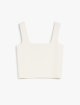 Кремовий топ Weekend Max Mara укорочений: фото - Invogue