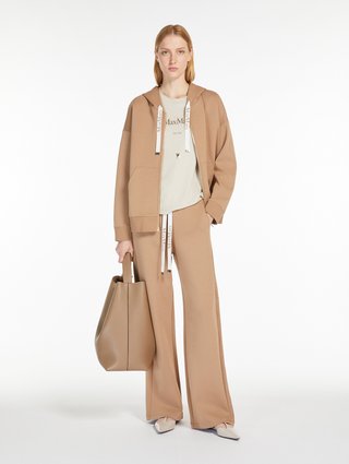 Темно-бежеві брюки Max Mara на шнурках: фото 1 - Invogue