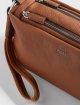 Коричнева сумка ZEGNA зі шкіри: фото 4 - Invogue
