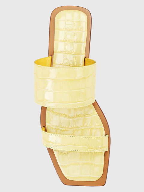 Жовті шльопанці MAX&CO : фото 4 - Invogue