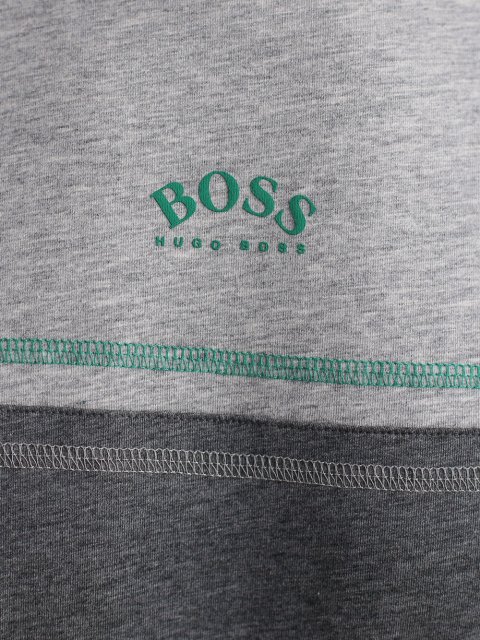 Серая футболка BOSS: фото 6 - Invogue