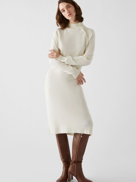 Біла сукня PENNYBLACK прямого крою: фото 1 - Invogue