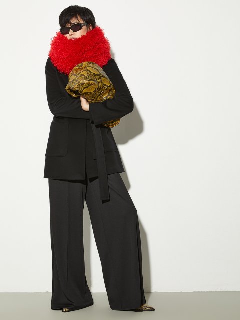 Черные брюки Max&Co трикотажные: фото 1 - Invogue