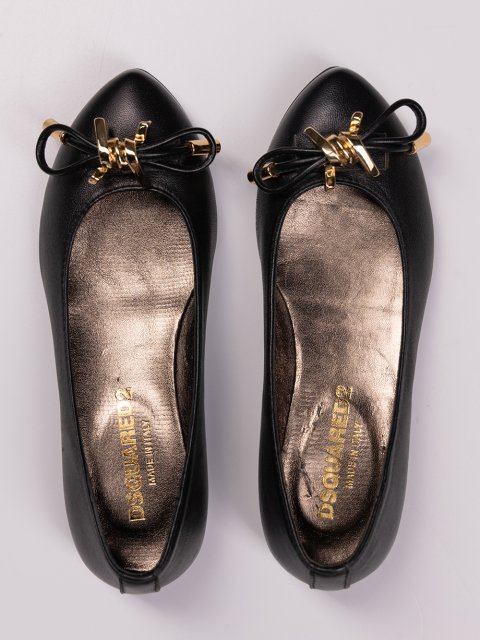 Чорні туфлі DSQUARED KID : фото 2 - Invogue