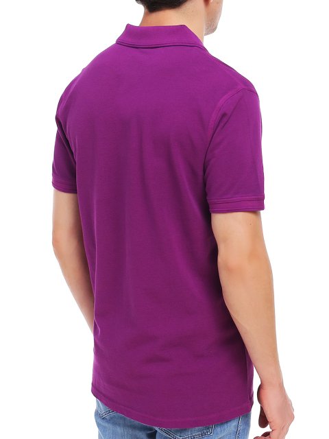 Фиолетовое поло BOSS: фото 4 - Invogue