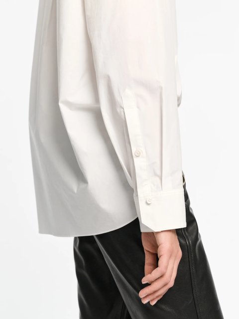 Белая блуза Dorothee Schumacher поплиновая: фото 2 - Invogue