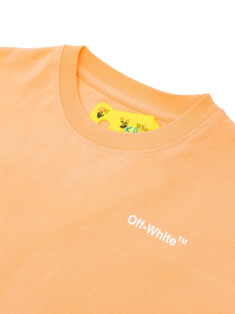 Жовта футболка OFF-WHITE KIDS : фото 2 - Invogue