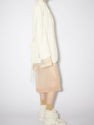 Бежевый жакет ACNE STUDIOS: фото 3 - Invogue