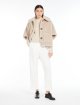 Бежеве пончо Max Mara з альпаки та вовни: фото 3 - Invogue