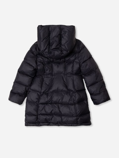 Чорна куртка DOLCE&GABBANA з логотипом та знімним капюшоном: фото 1 - Invogue