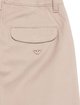Бежевые брюки Emporio Armani из хлопка и эластана: фото 2 - Invogue