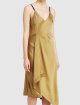 Коричневое платье HELMUT LANG: фото 3 - Invogue