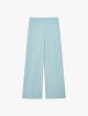 Світло-зелені брюки WEEKEND MAX MARA палаццо: фото - Invogue