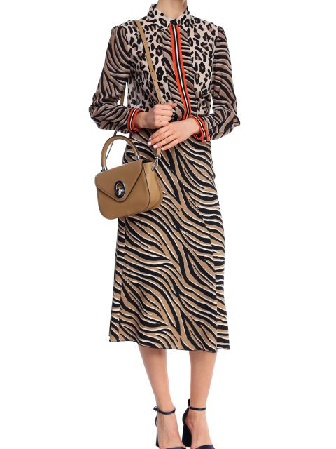 Коричнева блуза MARC CAIN : фото 1 - Invogue