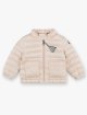 Світло-бежева куртка MONCLER з капюшоном: фото - Invogue