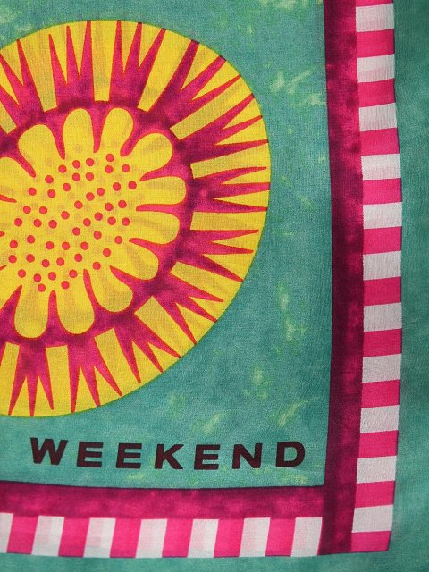 Зелёный платок WEEKEND ACCESSORIES: фото 5 - Invogue