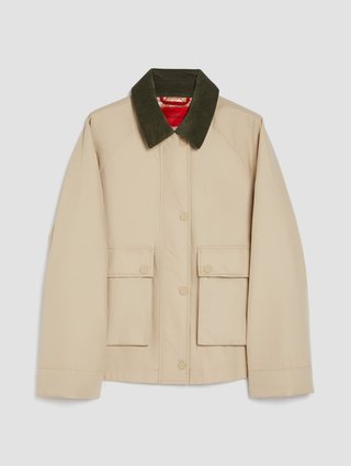 Бежевая куртка MAX&CO свободного кроя: фото - Invogue