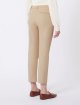 Темно-бежевые брюки WEEKEND MAX MARA из эластичного хлопка: фото 3 - Invogue