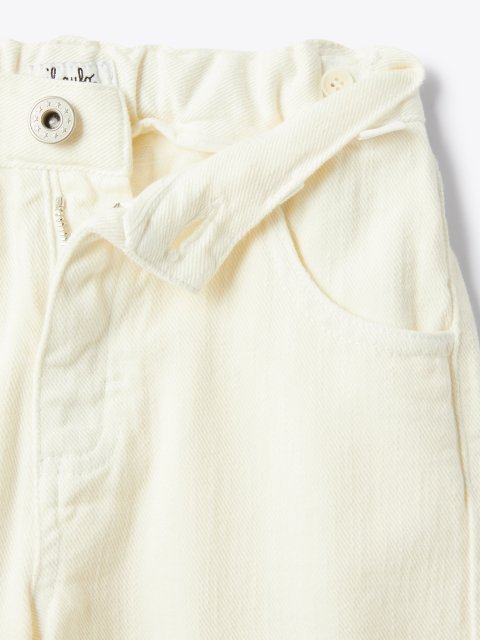 Молочні джинси IL GUFO з бавовняного деніму: фото 2 - Invogue