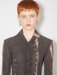 Золотисті сережки Acne Studios у формі сердець: фото 1 - Invogue