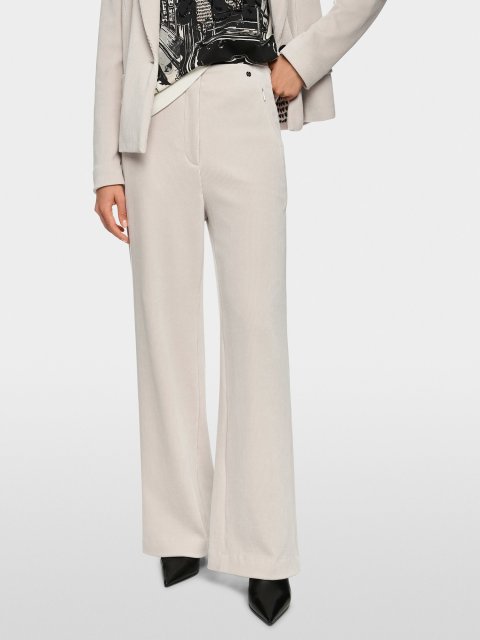 Cерые брюки MARC CAIN из хлопка: фото 2 - Invogue
