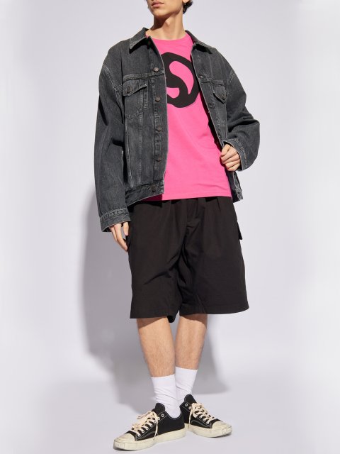 Розовая футболка ACNE STUDIOS: фото 3 - Invogue