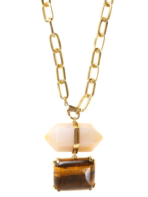 Белое колье WEEKEND ACCESSORIES: фото 4 - Invogue